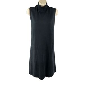 Lemmie for Nina Leonard black knit sleeveless dress